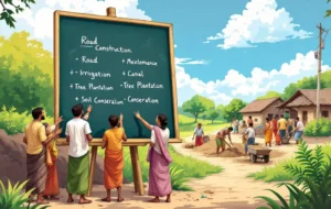 How much salary can I get using a job card Nrega or Mgnrega