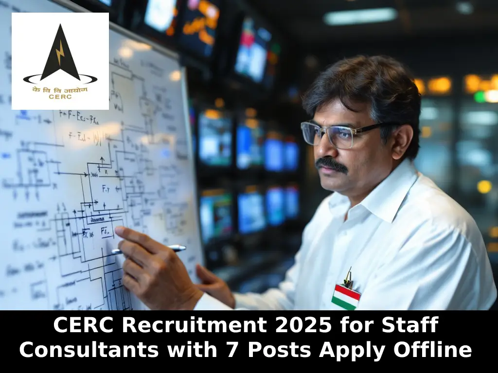 CERC Recruitment 2025 for Staff Consultants with 7 Posts Apply Offline