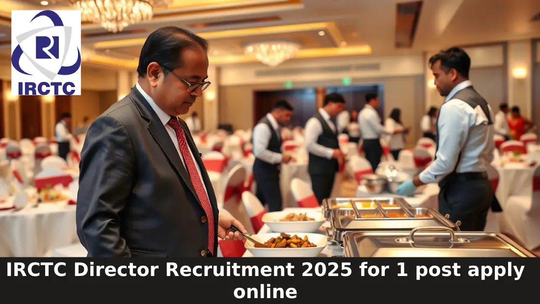 IRCTC Director Recruitment 2025 for 1 post apply online