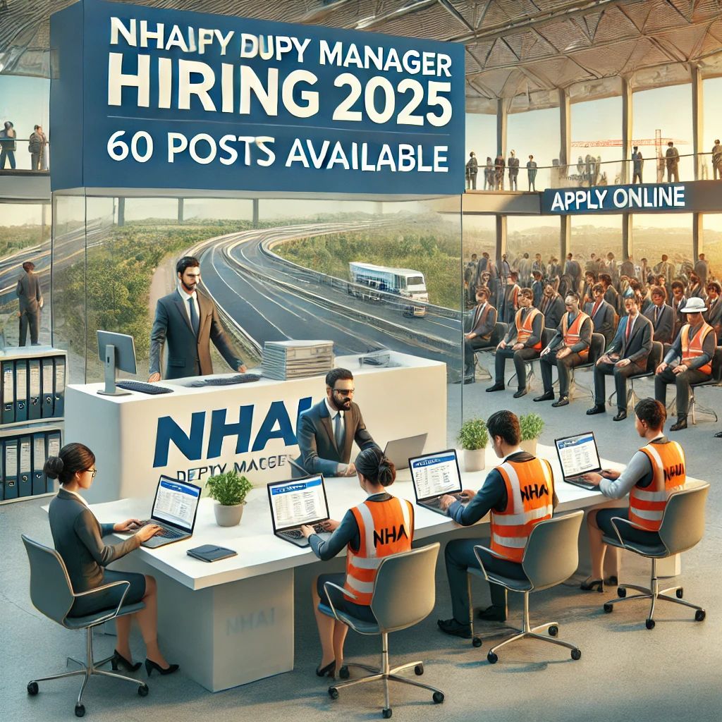 NHAI Deputy Manager Hiring 2025: 60 Posts Available for Online Applications
