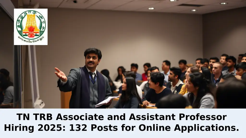 TN TRB Associate and Assistant Professor Hiring 2025 for 132 Posts